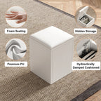 Table basse relevable et pliable avec 4 tabourets et rangement