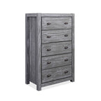 Commode 5 tiroirs en bois massif Montauk de Grain Wood Furniture