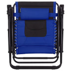 Fauteuil de relaxation zéro gravité XL surdimensionné et rembourré, avec accoudoirs plus larges, inclinable et porte-gobelet - N/A