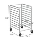 Support de cuisson en acier inoxydable à 10 ou 20 niveaux pour plaques de cuisson et moules à petits pains