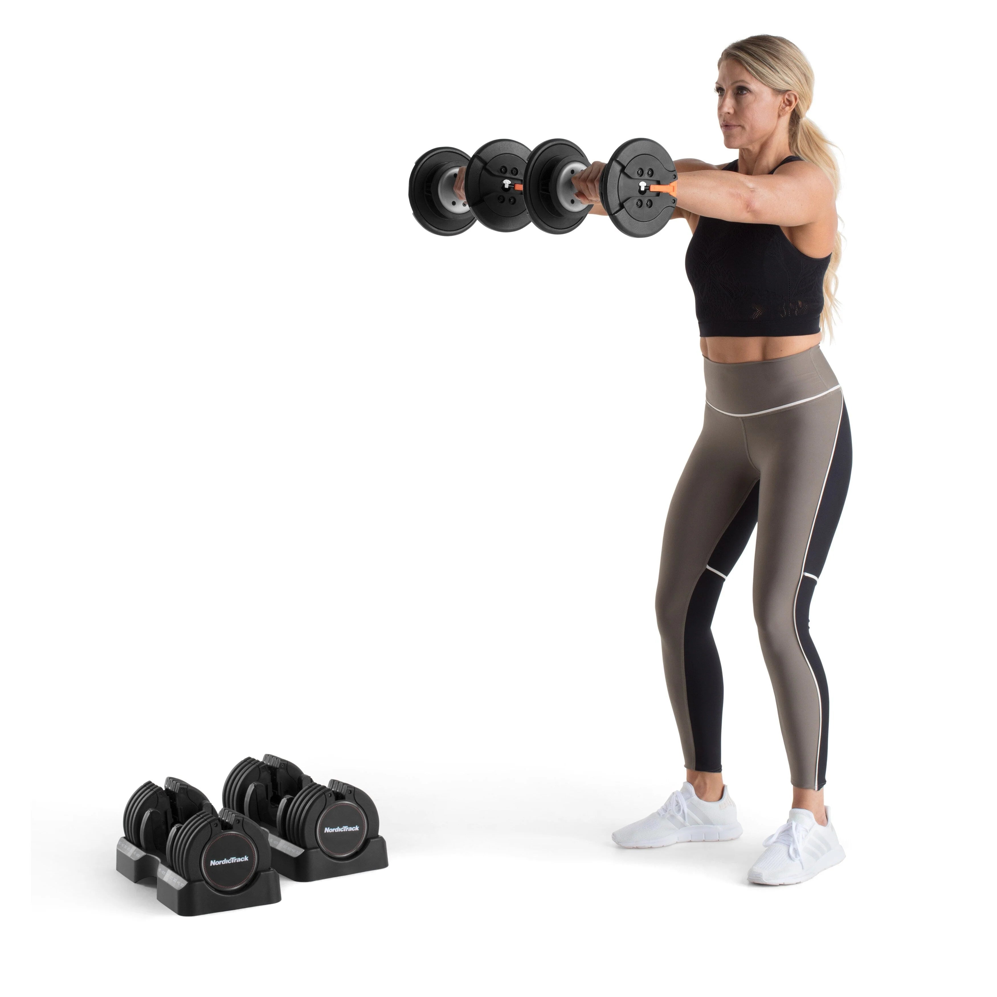 Ensemble d'haltères NordicTrack Select-a-Weight 55 lb.