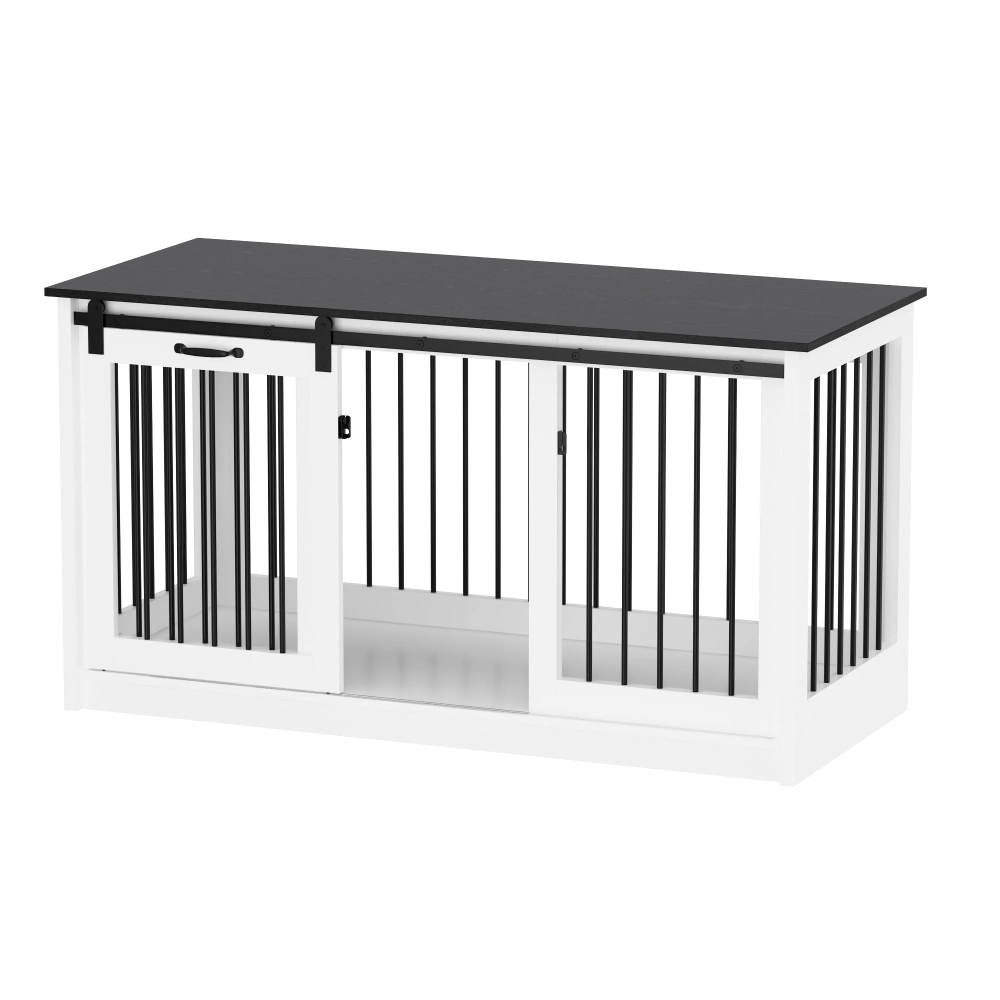 Résidence pour animaux de compagnie avec renfort en tubes de fer Cage pour chien élégante et robuste
