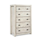 Commode 5 tiroirs en bois massif Montauk de Grain Wood Furniture