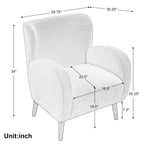 Fauteuil d'appoint moderne de luxe à dossier haut, fauteuil club, canapé individuel