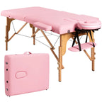 Table de massage portable 84L réglable lit de spa facial tatouage avec sac de transport