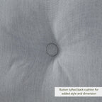 Ensemble de 2 coussins d'extérieur Sunbrella haut de gamme à assise profonde