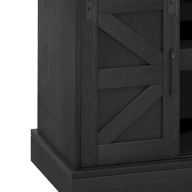 Moasis - Meuble de Bar à Café Style Ferme - 38,4 P x 119,9 L x 130,8 H cm