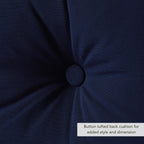 Ensemble de 2 coussins d'extérieur Sunbrella haut de gamme à assise profonde