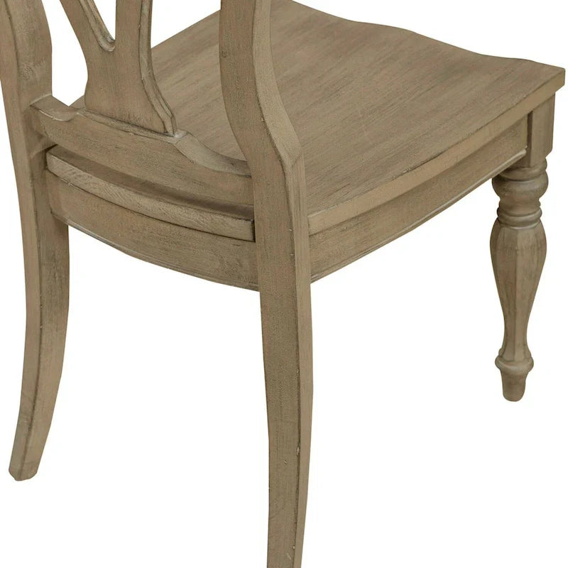 Chaise de salle à manger Magnolia Manor à dossier ajouré (lot de 2)
