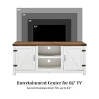 Meuble TV porte de grange 58 po Middlebrook Firebranch