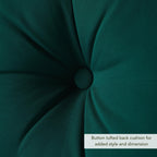 Ensemble de 2 coussins d'extérieur Sunbrella haut de gamme à assise profonde