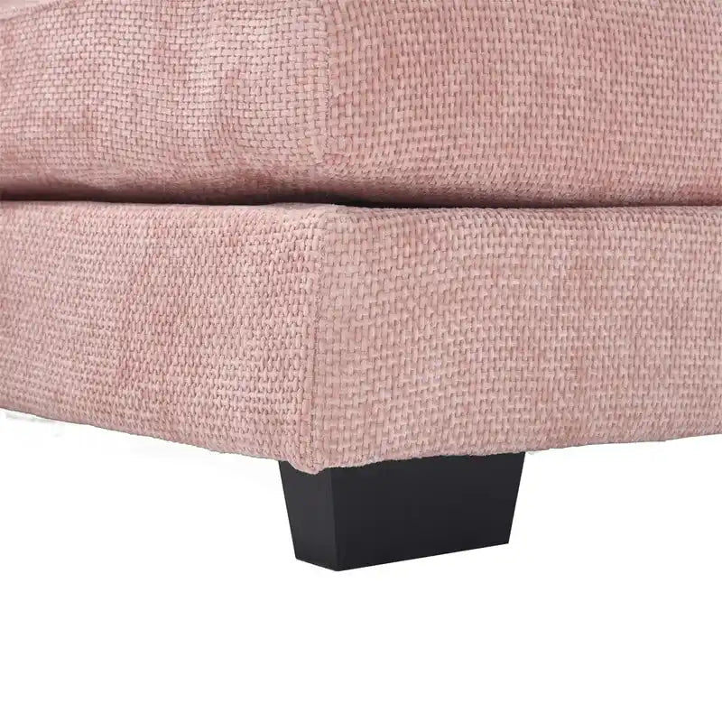 Canapé sectionnel Cloud pour salon, canapé moderne en chenille/bouclette en forme de U, canapé-lit modulaire confortable avec double méridienne