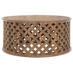 SAFAVIEH Antkea Table Basse Ronde - 35 L x 35 P x 16 H - 35Lx35Px16H