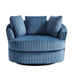 Fauteuil pivotant cylindrique déhoussable à accoudoirs encastrés DREAMSIDEA
