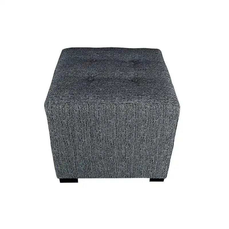 MJL Furniture Text2 Olivia Pouf carré capitonné 4 boutons