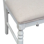 Chaise d'appoint à dossier à lattes Whitney Antique Linen (lot de 2)