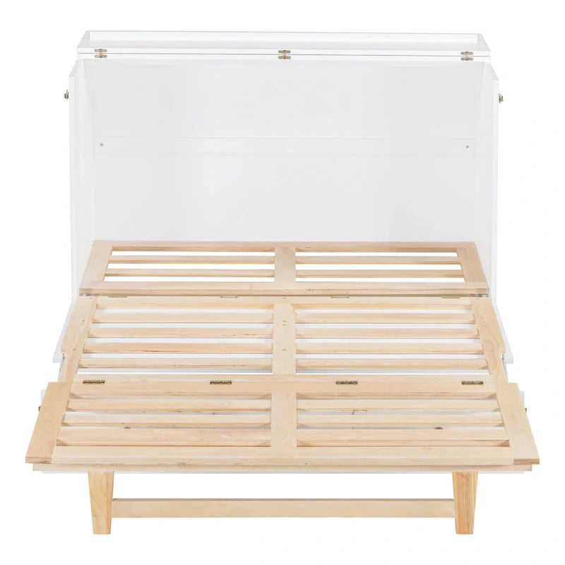 Lit escamotable Nestfair pleine taille avec grands tiroirs