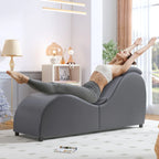 Chaise de yoga d'intérieur Mixoy, chaise longue de yoga incurvée pour adultes, pour étirements, exercices et relaxation