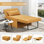 Canapé Convertible Lit Canapé Fauteuil Ottoman Pliant Fauteuils Inclinables pour Salon