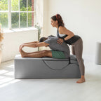 Avana Kami Chaise convertible / Yoga & Massage - Pouf 2 en 1 avec chaise longue de yoga pliable dissimulée, microvelours - N/A