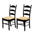 Chaise de salle à manger Simple Living Jessie à dossier échelle (Lot de 2)