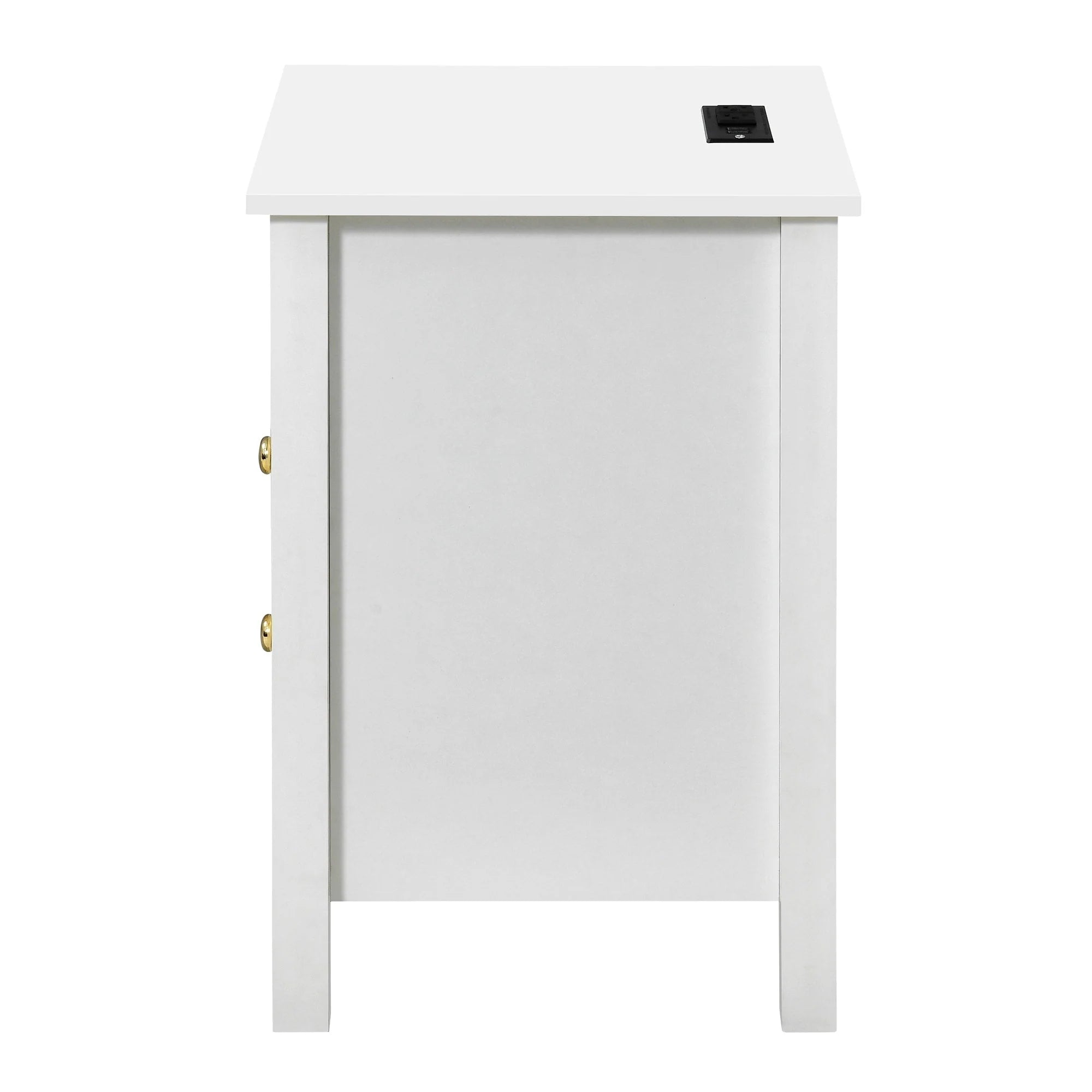 Tables de chevet lot de 2 avec station de recharge table d'appoint avec 2 tiroirs avec ports USB et prises de courant chevet de lit