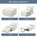 Canapé Convertible Lit Canapé Fauteuil Ottoman Pliant Fauteuils Inclinables pour Salon