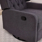 Fauteuil de relaxation multi-vitesses, rotatif à 360 degrés, avec fonction de bascule
