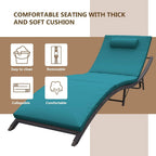 Kullavik – Ensemble de 3 chaises longues d'extérieur