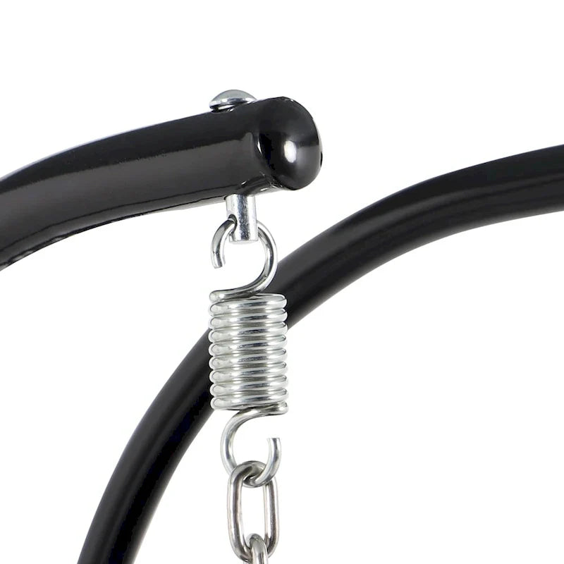 LeisureMod Fauteuil suspendu œuf 2 places avec support - Balançoire hamac de patio en rotin osier intérieur/extérieur avec coussins