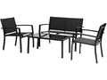 Salon Jardin Bas - Noir