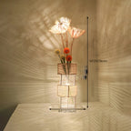Lampadaire tressé LED à brancher pour salon