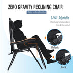 Fauteuil de relaxation zéro gravité XL surdimensionné et rembourré, avec accoudoirs plus larges, inclinable et porte-gobelet - N/A