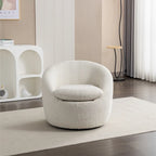 Fauteuil pivotant - Rotation à 360° - Tissu bouclé