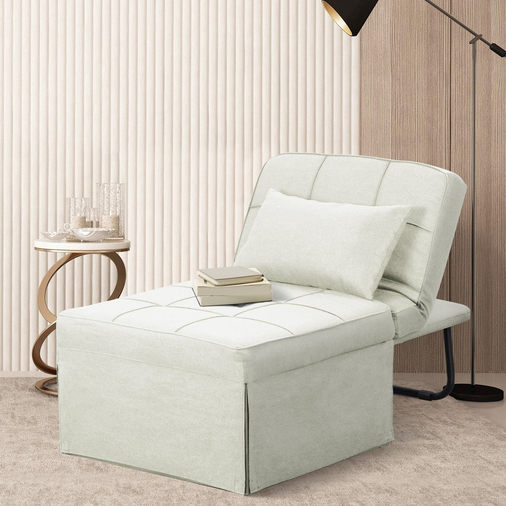 Canapé Convertible Lit Canapé Fauteuil Ottoman Pliant Fauteuils Inclinables pour Salon