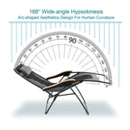 Fauteuil de relaxation zéro gravité XL surdimensionné et rembourré, avec accoudoirs plus larges, inclinable et porte-gobelet - N/A