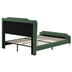 Lit rembourré moderne en cuir PU Uphou de Christopher Knight Home