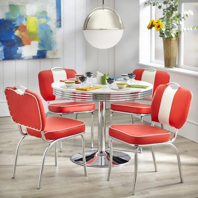 Ensemble de salle à manger Simple Living Raleigh Retro 5 pièces