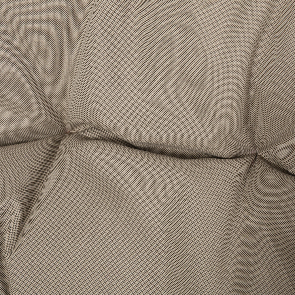 Chaise suspendue pliable d'extérieur Coloma en osier et corde avec support