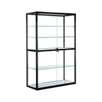 Vitrine contemporaine rectangulaire en verre noir