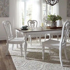 Chaise de salle à manger Magnolia Manor à dossier ajouré (lot de 2)