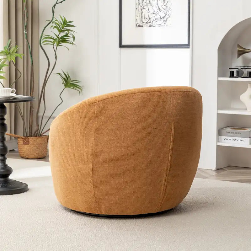 Fauteuil pivotant - Rotation à 360° - Tissu bouclé