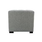 MJL Furniture Text2 Olivia Pouf carré capitonné 4 boutons