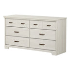 Commode double 6 tiroirs Versa Country Cottage