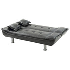 Canapé convertible en similicuir Lionel
