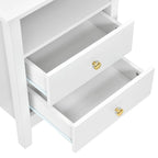 Tables de chevet lot de 2 avec station de recharge table d'appoint avec 2 tiroirs avec ports USB et prises de courant chevet de lit