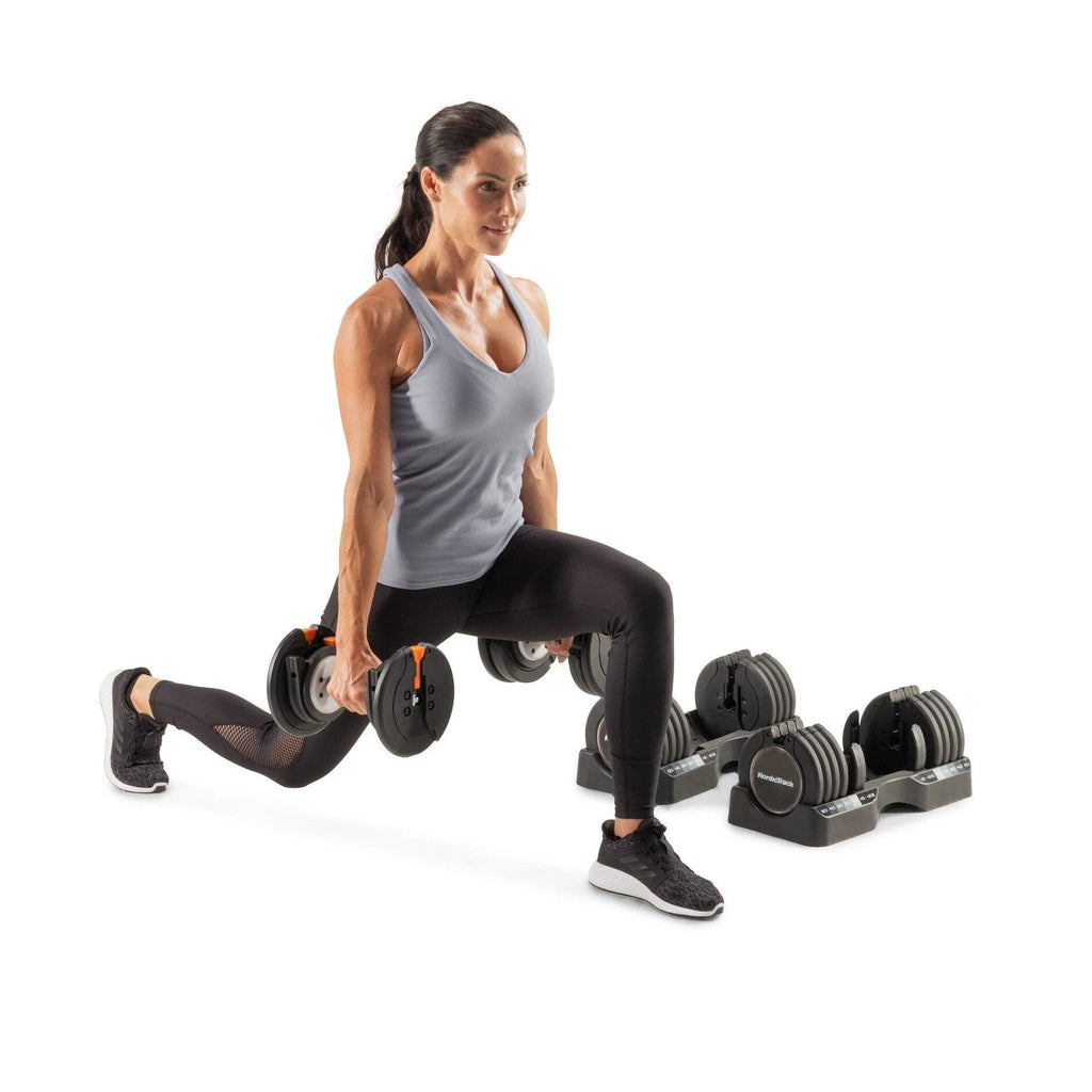 Ensemble d'haltères NordicTrack Select-a-Weight 55 lb.