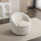 Fauteuil pivotant - Rotation à 360° - Tissu bouclé