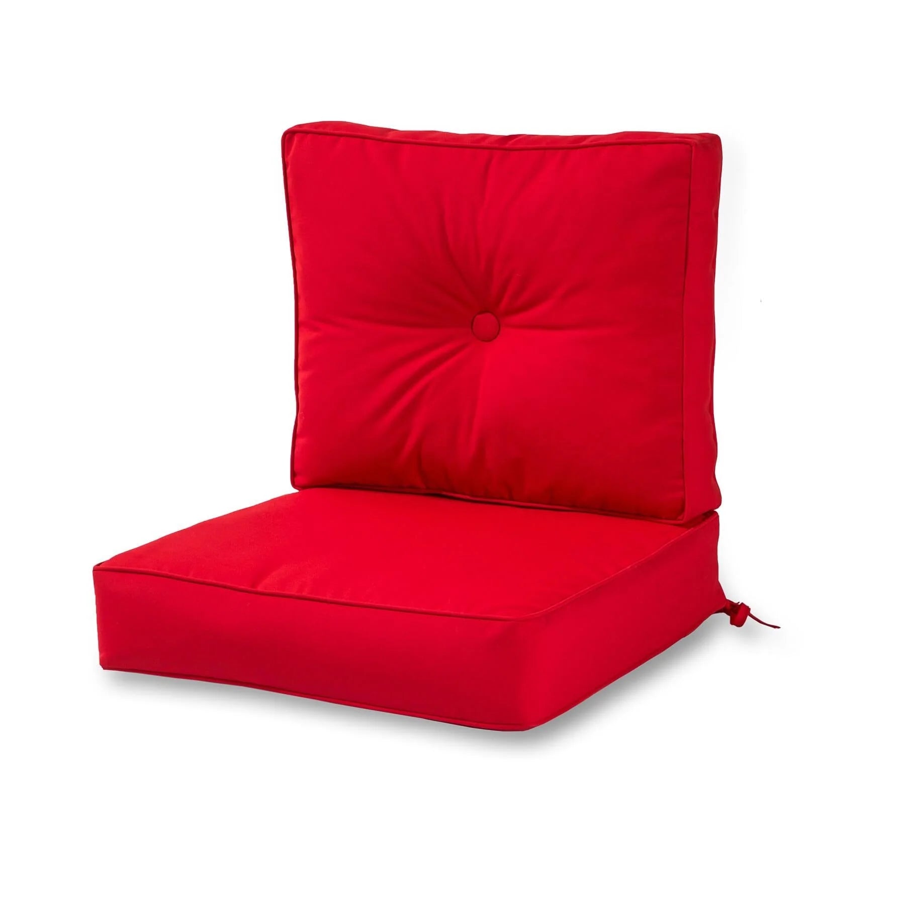 Ensemble de 2 coussins d'extérieur Sunbrella haut de gamme à assise profonde