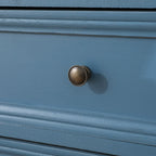 Meuble d'appoint rustique en bois marron pour le rangement du salon